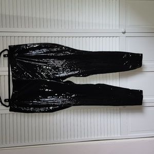 Eloquii Faux Patent Leather Pants Womens Plus Size 24